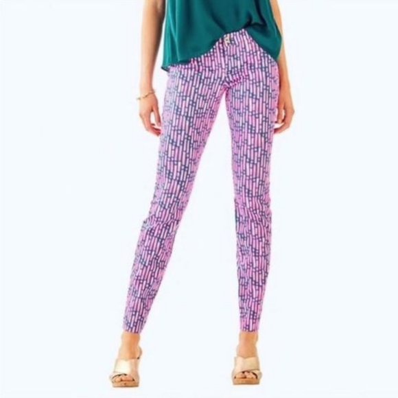 Lilly Pulitzer Pants - Lilly Pulitzer Kelly Skinny Ankle Pant Size 0